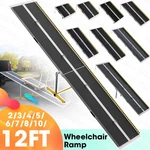 2/3/4/5/6/7/8/10/12FT Home Wheelchair Non-skid Folding Aluminum Ramps Steps. Fixed Price $539.99.