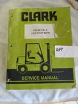 Oem Clark Cgc 40 50 70 CGP460L Original Service Manual. Fixed Price $100.70.