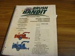 Brandt 1290H & 1590 Brush Bandit Chipper Parts Catalog Owner Operator Manual Xz. Fixed Price $96.92.