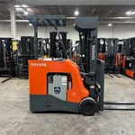 2020 Toyota 8BNCU20 4000LB Used Forklift Quad Mast 258" Sideshift 4985 Hrs. Fixed Price $18950.00.