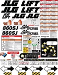 Fits Jlg 860SJ Boom Lift Decal Kit 3M Vinyl Free Shipping. Fixed Price $246.95.