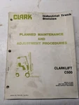 Fork Maintenance Adjustment Manual Clarklift C500 PMA-441 020 030. Fixed Price $94.50.