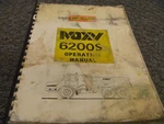 Moxy 6200S Articulated Dump Truck Owner Operator Manual User Guide Xz. Fixed Price $95.39.