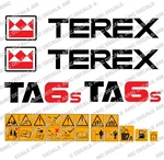Terex TA6S Dumper Decals. Fixed Price $90.17.