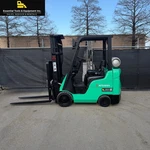 2018 Mitsubishi FGC20N 4,000 Lbs. 3-STAGE Propane Lpg Cushion Forklift. Fixed Price $7200.00.