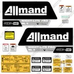 Fits Allmand Night Light Pro NL8 Series Decal Kit Tower - 3M Vinyl!. Fixed Price $194.95.