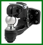 Combination Ball Pintle Trailer Hitch Towing Hook 2" 16,000 Lbs. Fixed Price $118.50.
