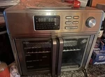 Kalorik Digital Maxx Stainless Steel Toaster Oven Double Doors Air Fry Dehydrate. Fixed Price $150.00.