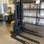 Ekko EB13E-138 Electric Pallet Stacker 138" Lift, 2800 Lbs Capacity, 24V. Fixed Price $5900.00.
