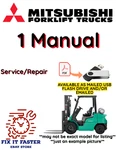 Mitsubishi FB20NT Electric Forklift Service Repair Manual Pdf Usb. Fixed Price $30.00.