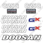 Fits Doosan G25G Gx Decal Kit Forklift - 7 Year Outdoor 3M Vinyl!. Fixed Price $109.95.