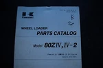 Kawasaki 80Z-IV-2 Rubber Tire Wheel Loader Parts Manual Book Catalog Factory Oem. Fixed Price $16.25.