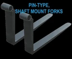 Hyster Forklift Shaft Mounted Forks 2.25X6X96 8 Pin Bar Type 17K Lbs Capacity. Fixed Price $2449.00.