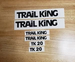 Trail King TK20 Set 8 36" Gloss Black Fast Usa!. Fixed Price $93.56.