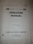 Clark Rough Terrain IT50 60 70 80 IT581 Operators Forklift Custom Manual Read. Fixed Price $55.99.