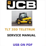 Jcb Tlt 35D Teletruk Service Repair Shop Manual Pdf Usb. Fixed Price $25.00.