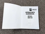 Grove Lift SM3184 Operator Owner Maintenance Manual. Fixed Price $99.16.