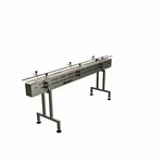 Globaltek S/s 12' X 4.5" Inline Conveyor With Table Top Plastic Belt. Fixed Price $5450.00.