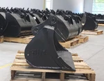 New 36" Ditch Bucket For Caterpillar 304E Cr With Coupler Pins & Bolt On Edge. Fixed Price $1405.00.