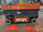 Energybank Electric Self-propelled Scissor Lift 2020 E-014136 282.6 Hrs. Fixed Price $12000.00.