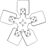 Blade Tractor Fan 70240973V Fits Allis Chalmers 170 175 D17 D19 Wc WD45. Fixed Price $112.90.