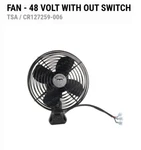 Crown Forklift Fan Kit 48VOLT 127259-006, 127259-6 (new). Fixed Price $160.00.
