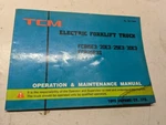 Tcm Fork Lift Operation Maintenance Manual Fcb 15 20 25 30 E3S 1994 OB-71EAE. Fixed Price $105.75.