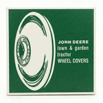 Chrome John Deere 12" Hub Caps M42184 Wheel Covers Baby Moons Lawn Tractor. Fixed Price $119.50.