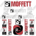 Fits Moffett M8 55.3 Nx Series Decal Kit Forklift- 7 Year 3M Outdoor Vinyl!. Fixed Price $119.95.