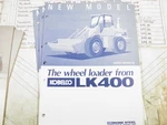 Kobelco LK400 Wheel Loader Sales Manual. Fixed Price $35.00.
