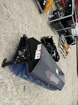Virnig 72 Inch Skid Steer Broom Hydraulic Angle Sweeper Bobcat Case Gehl. Fixed Price $12345.00.