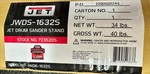 Jet Drum Sander Stand Only JWDS-1632S Stock# 723520S. Fixed Price $249.99.