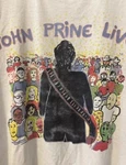 John Prine Shirt, 1989 Live White T-shirt Unisex S-5XL KK1710. Fixed Price $20.89.