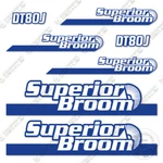 Fits Superior Broom DT80J Kit Equipment Decals Street Sweeper - 3M Vinyl!. Fixed Price $164.95.