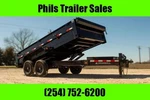 Iron Bull 83X16 Dump Trailer Powder Coated With Tarp And Ramp Scissor Lift 24''. Fixed Price $10999.00.