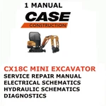 Case CX18C Mini Excavator Manual Operators Service Repair Shop Owners Pdf. Fixed Price $25.00.