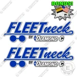 Fits Diamond Fleetneck Decal Kit Trailer - 7 Year Outdoor 3M Vinyl!. Fixed Price $114.95.