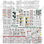 Fits Genie GS-4069RT Decal Kit Scissor Lift Replacement Stickers 3M Vinyl!. Fixed Price $244.95.