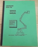Terex Aerial Simon AT45 Constructor Boom Lift Service Shop Repair Manual. Fixed Price $49.99.