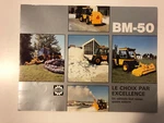 1985 Bombardier BM-50 Comm/ind Machine Original Spec Brochure French Canada. Fixed Price $8.71.