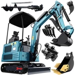 Free Ship 1.8TON Mini Excavator Kubota Diesel Pilot Track Digger With Attachment. Fixed Price $8761.50.