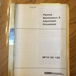 Clark NP15/20/12D Electric Fork Lift Maintenance Manual Guide Book Reach Truck. Fixed Price $24.99.