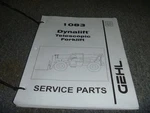 Gehl 1083 Dynalift Telescopic Forklift Telehandler Parts Catalog Manual 907366XZ. Fixed Price $197.19.