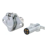 Curt 4-WAY Round Connector Plug And Socket 58761. Fixed Price $42.99.