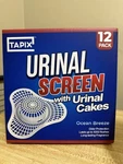 Urinal Screen With Block, Fresh Ocean Scent (case Of 12). Fixed Price $10.99.