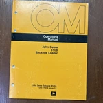 John Deere 510B Backhoe Loader Operators Manual Jd OM-T78297 Issue I3. Fixed Price $40.00.