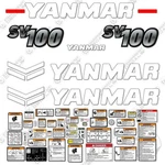 Fits Yanmar SV100-2A Decal Kit Replacements Midi Excavator 3M Vinyl!. Fixed Price $174.95.