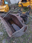 Caterpillar 60" Tilt Ditching Cleanup Bucket Cw Coupler M318D. Fixed Price $3999.99.