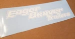 Eager Beaver Trailer Replacement Stickers 36" X10.4" (2) Gloss White Decals Fast. Fixed Price $68.77.