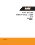 Case 321E Series Tier Compact Wheel Loader Parts Catalog Manual Diagram Book. Fixed Price $59.00.
